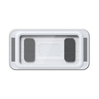 【防水スマホホルダー 480°】回転 伸縮アーム付き サウンドホール搭載 タッチ操作対応 浴室取付け用 粘着式 全機種対応 iPhone Android シャワー スマホケース