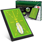 【2025年 ゴルフ上達サポートに最適】スイングトレーナー練習マット｜インパクト後の軌道を可視化・視覚的フィードバックで自己分析｜滑り止め付き耐久素材・室内外両用｜初心者〜中級者のフォーム改善におすすめなスイングチェックマット