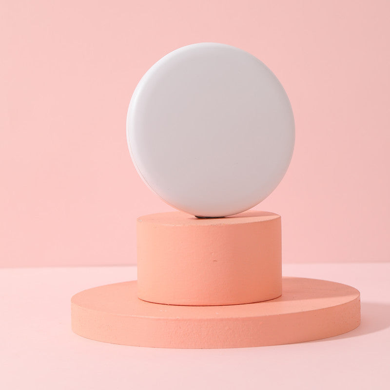 【LEDライト付きでどこでも理想のメイクが叶う】KiraMirror キラミラー｜USB充電式・超軽量コンパクト設計｜均一に顔を照らす自然光LED・手のひらサイズで携帯ラクラク｜インスタ映えデザインでプレゼントにも最適な女の子向けメイクミラー