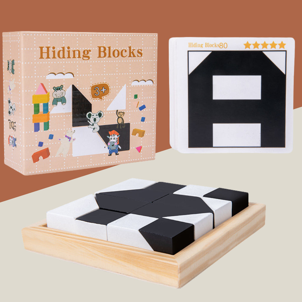 Kuukan Labo™｜モノクロで育てる空間認識パズル