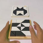 Kuukan Labo™｜モノクロで育てる空間認識パズル