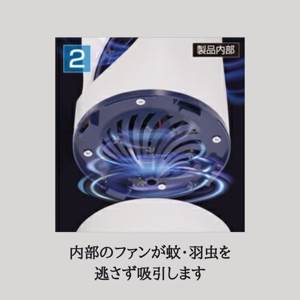 USB電源で動作する吸引式蚊取り器